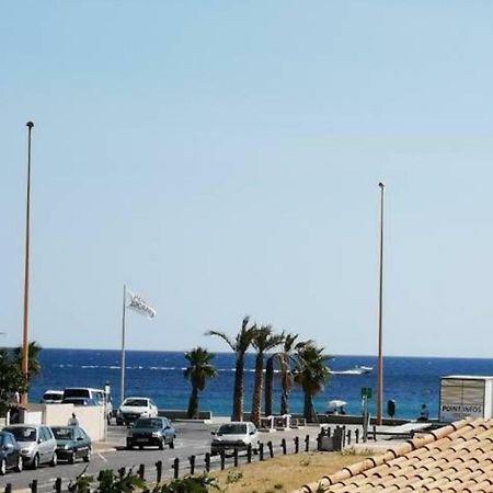 Face à la mer avec clim, wifi, parking, baignoire Le Barcarès Extérieur photo
